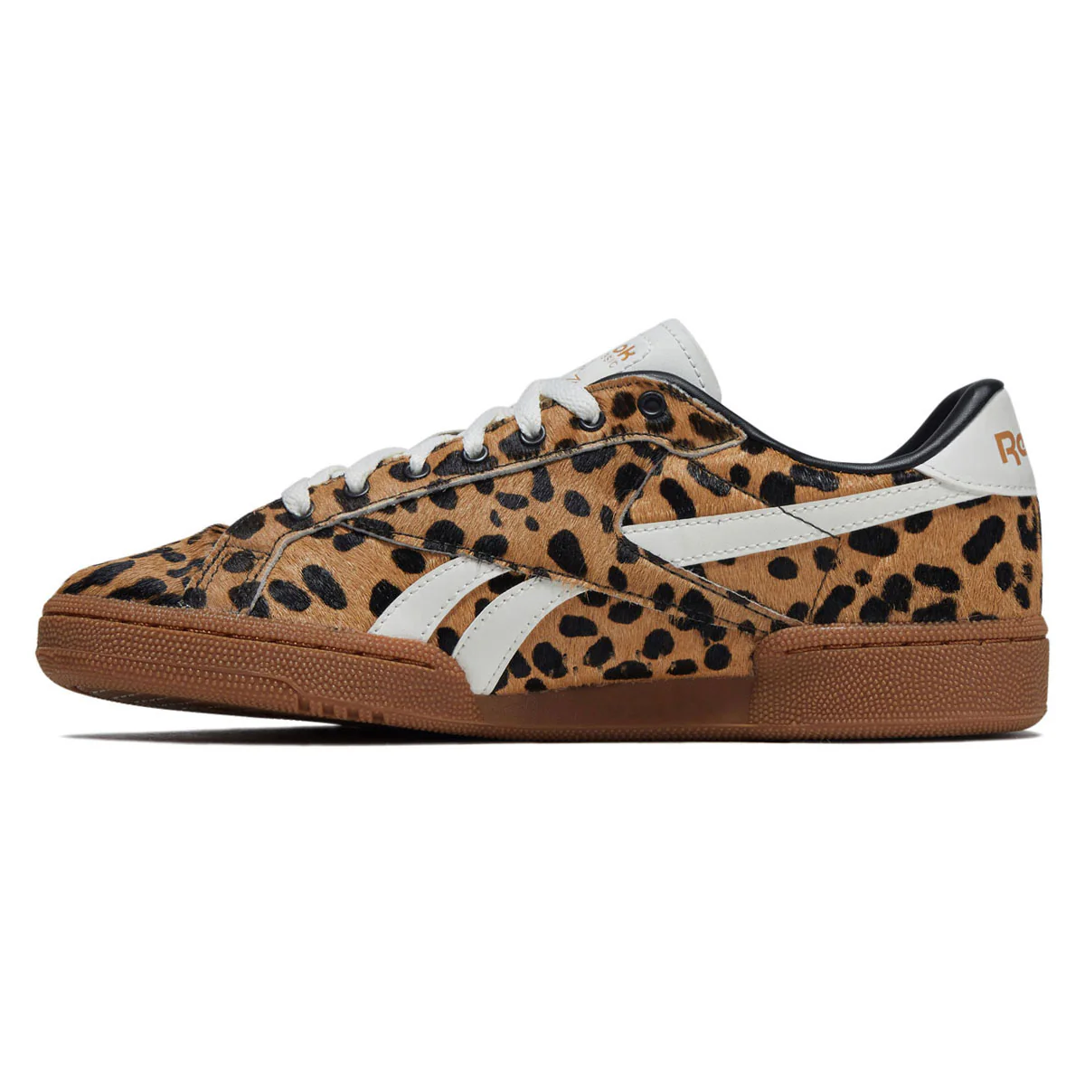Reebok Womens Club C Grounds UK Shoes - Cheetah/Cheetah/Chalk - Image 2