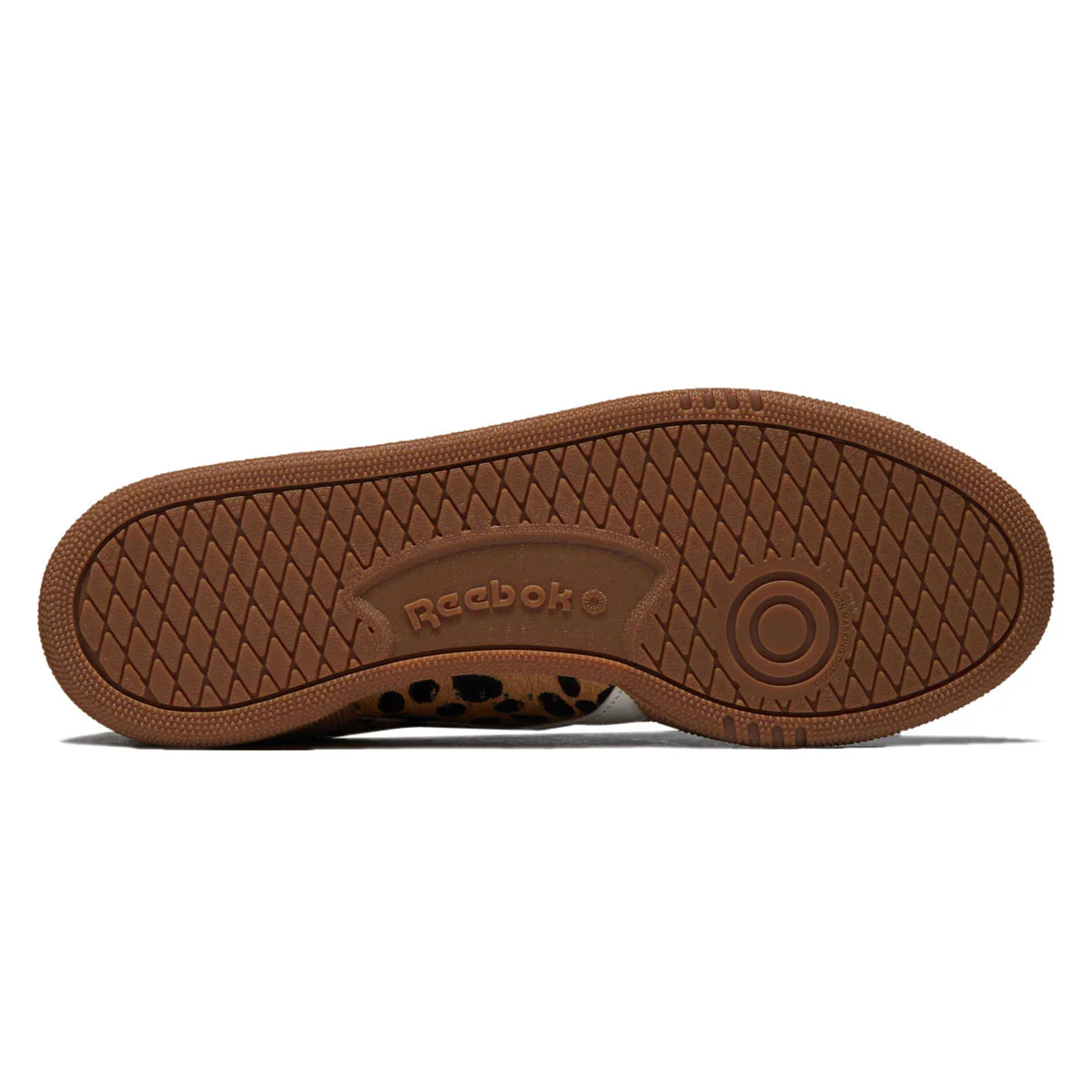 Reebok Womens Club C Grounds UK Shoes - Cheetah/Cheetah/Chalk - Image 4