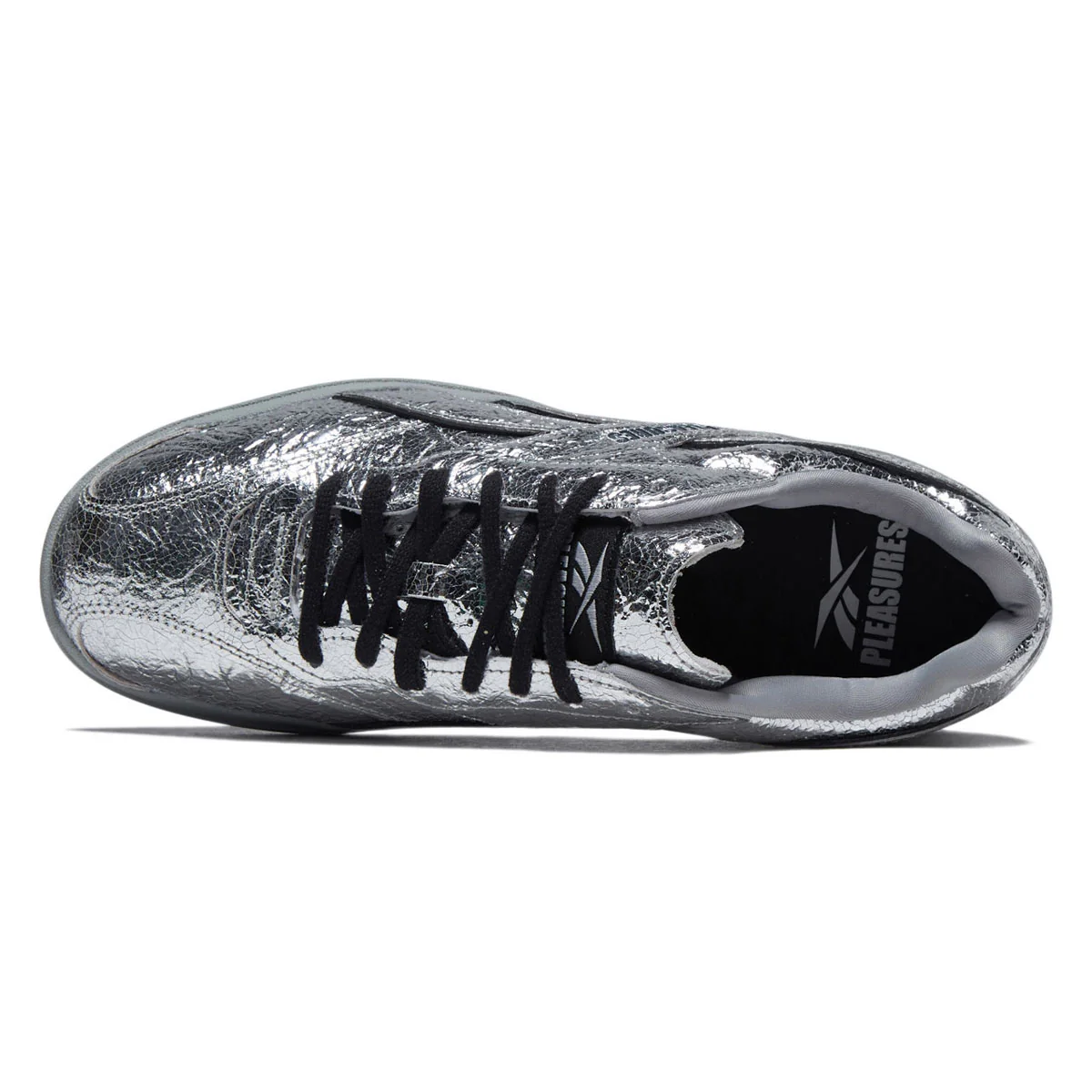 Reebok x Pleasures Hammer Street Shoes - Silver Crinkle - Image 3