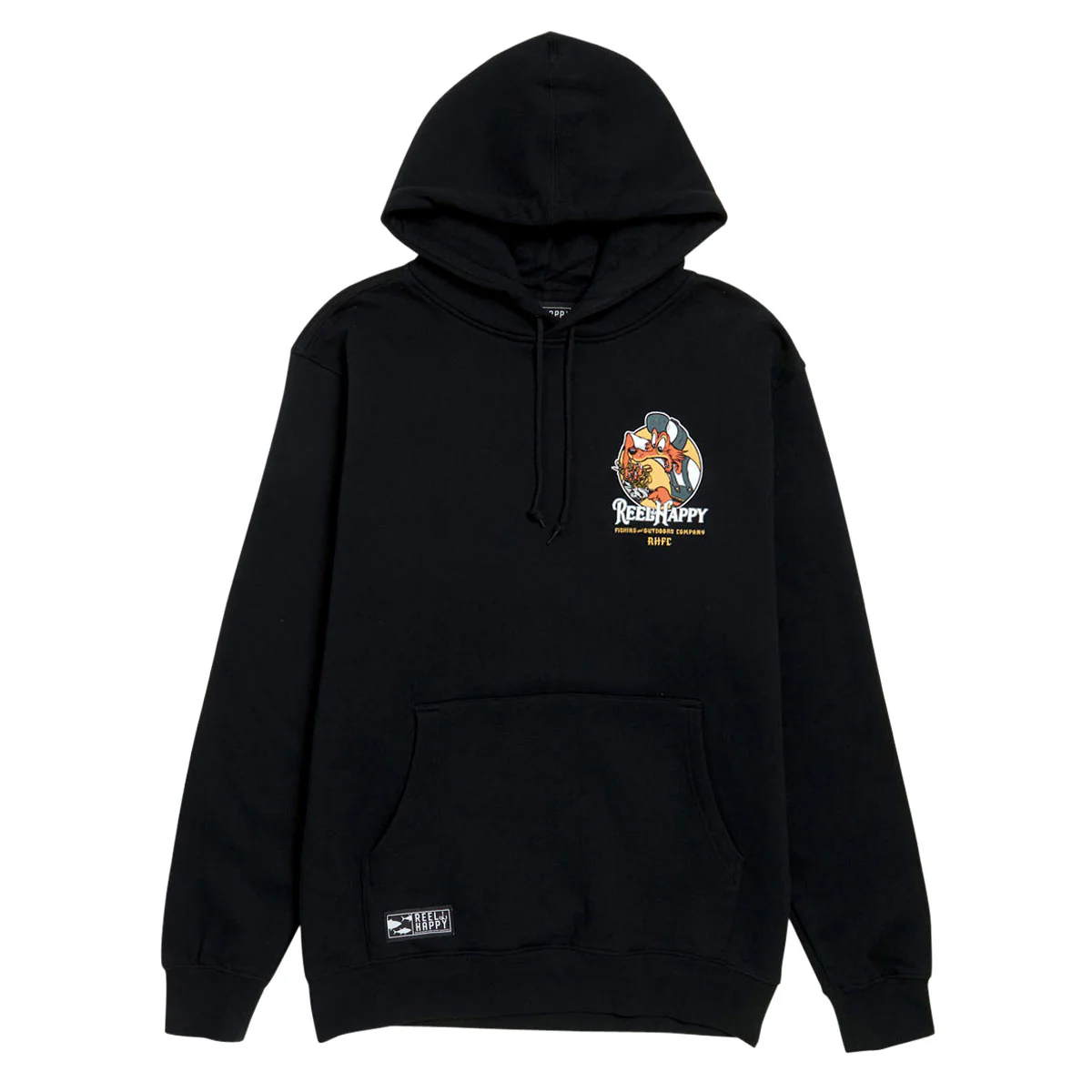 Reel Happy Birds Nest Hoodie - Black - Image 2