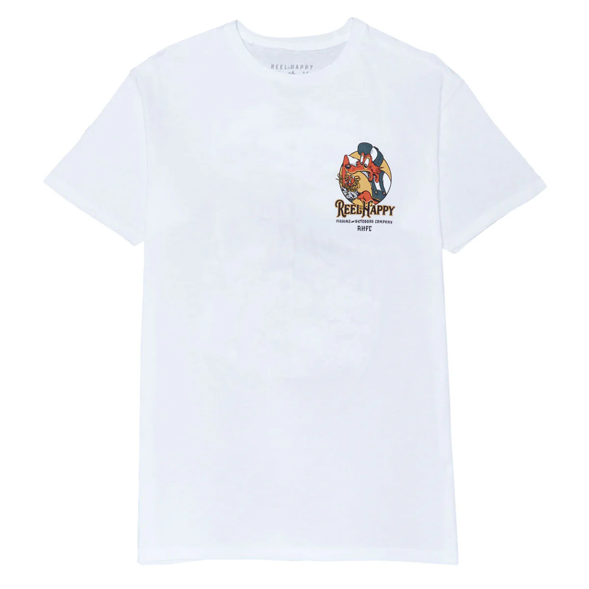 Reel Happy Birds Nest T-Shirt - White - Image 2