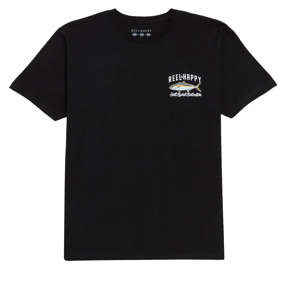 Reel Happy Buri T-Shirt - Black - Image 2