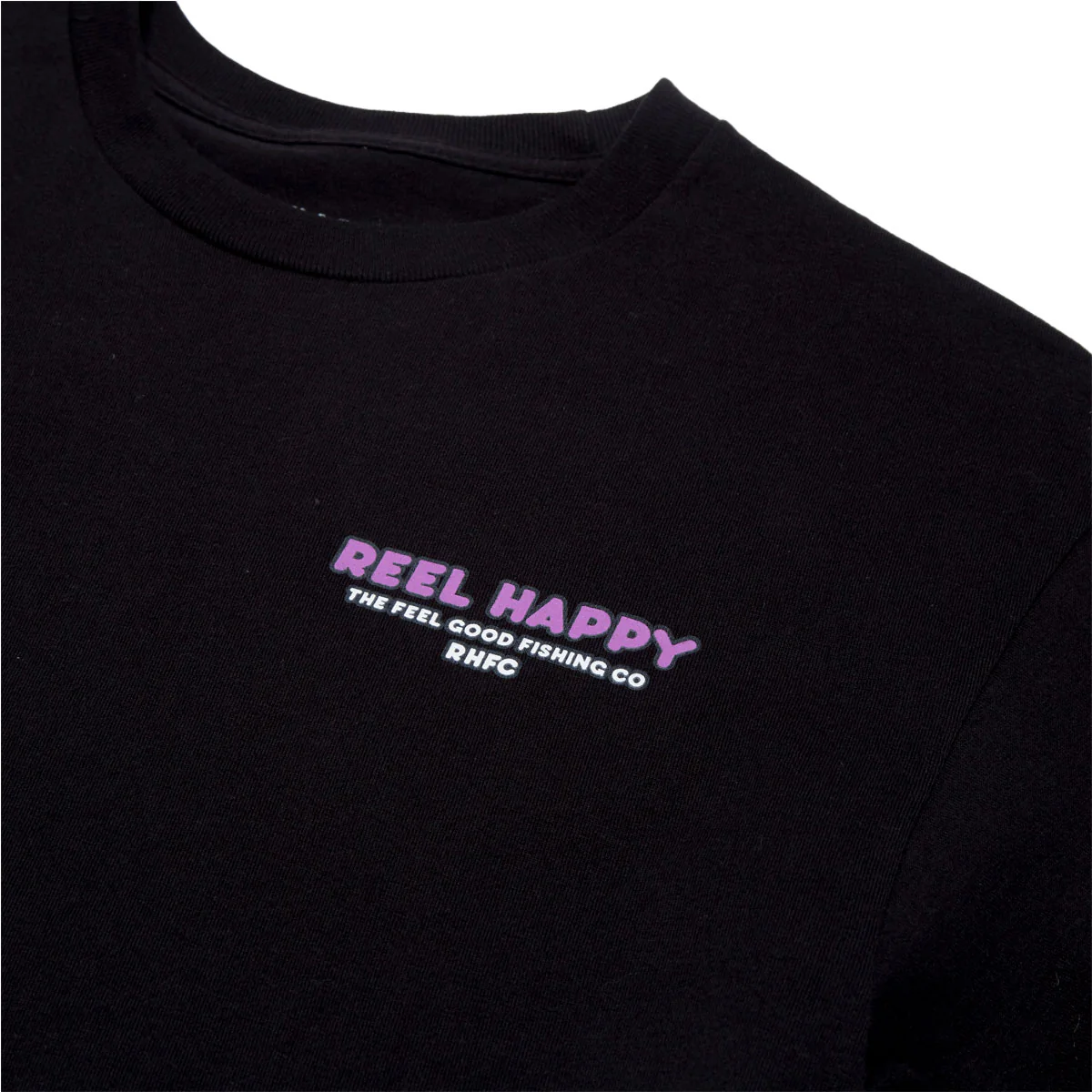 Reel Happy Good Times T-Shirt - Black - Image 3