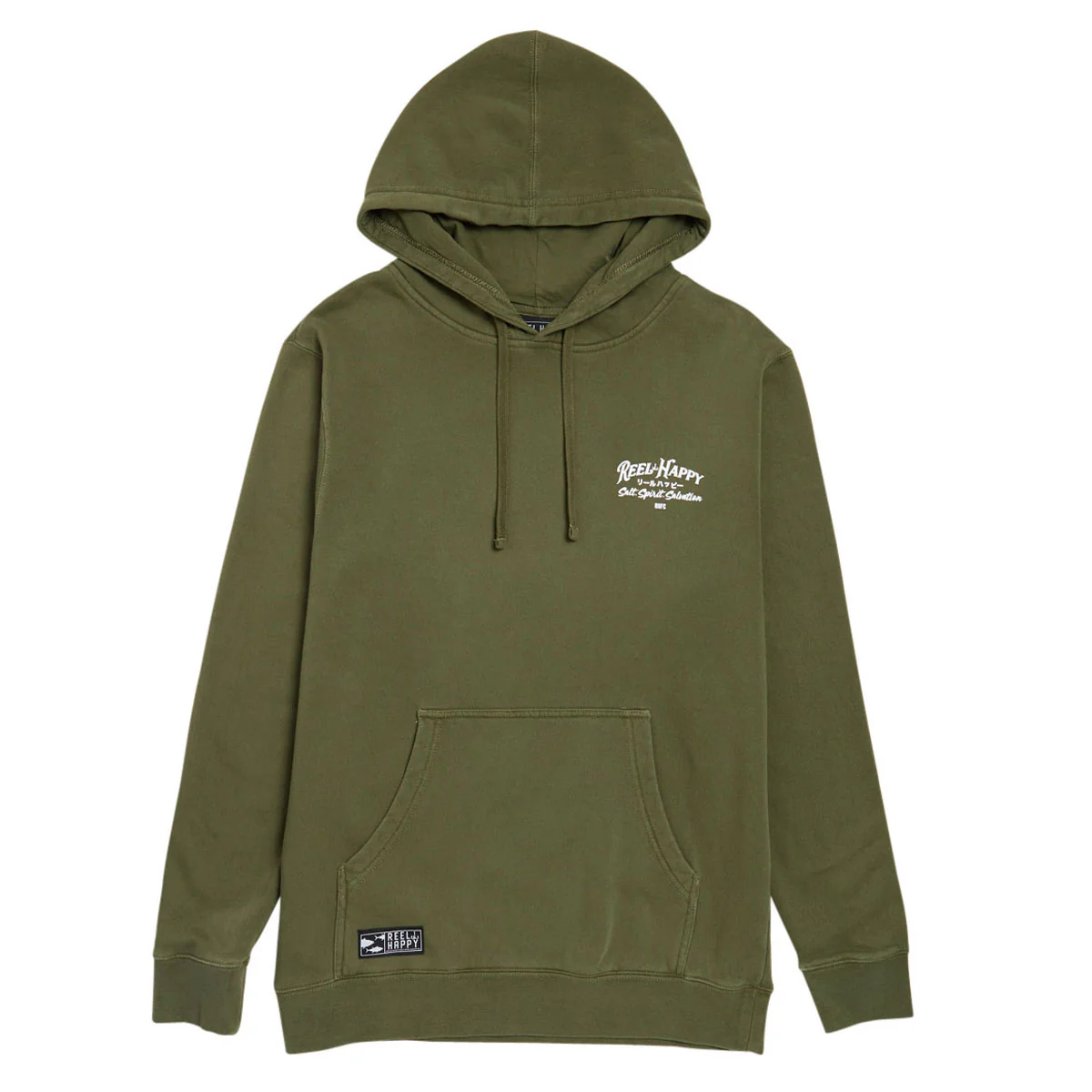 Reel Happy Hanten No Aru Hoodie - Pigment Army - Image 2