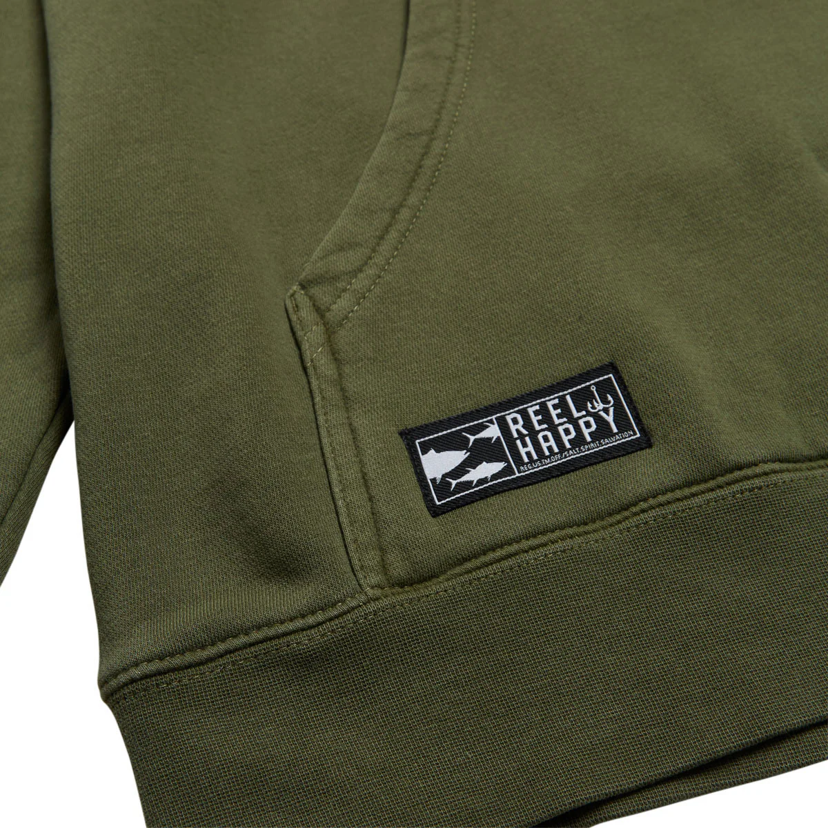 Reel Happy Hanten No Aru Hoodie - Pigment Army - Image 4