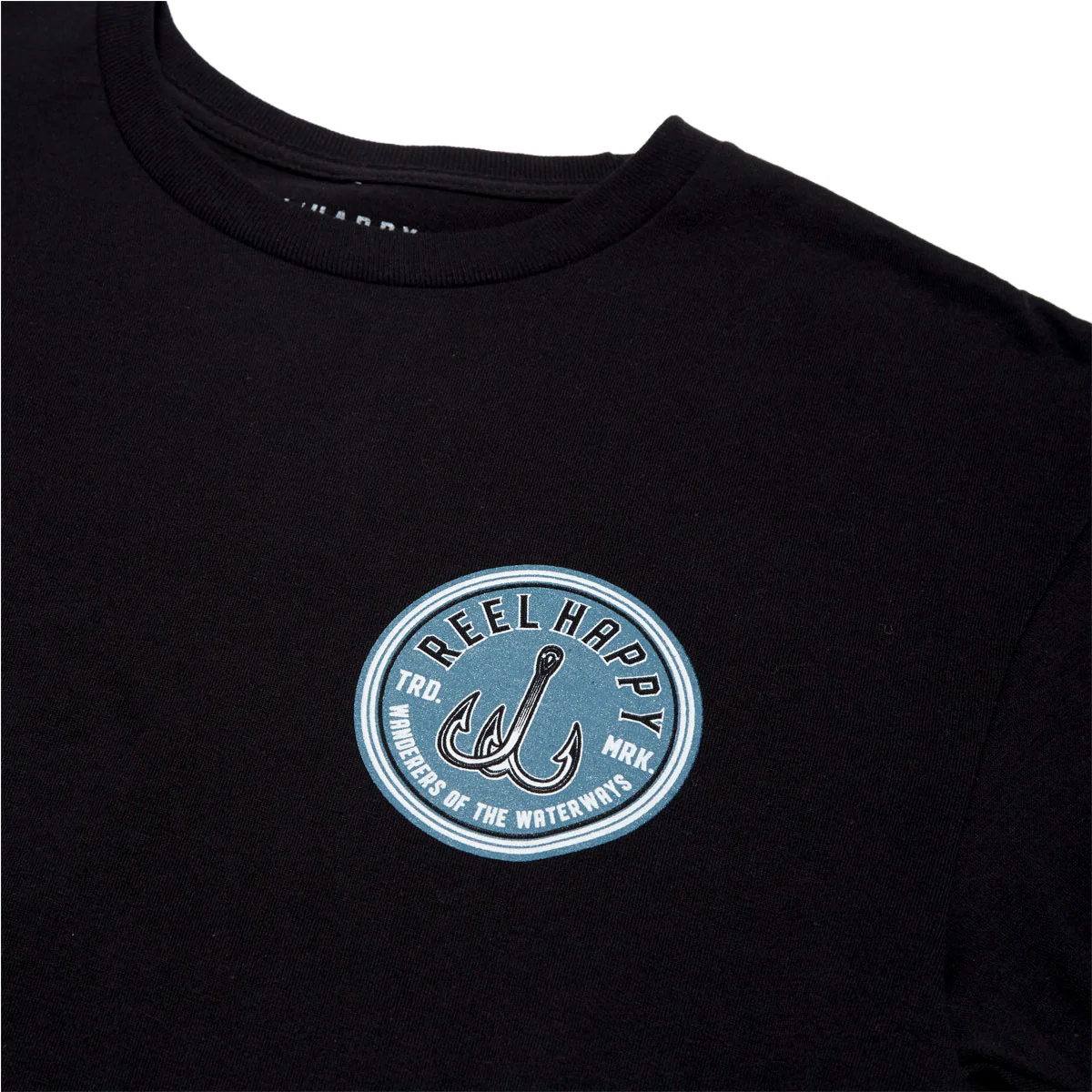 Reel Happy Night Trippers T-Shirt - Black - Image 3