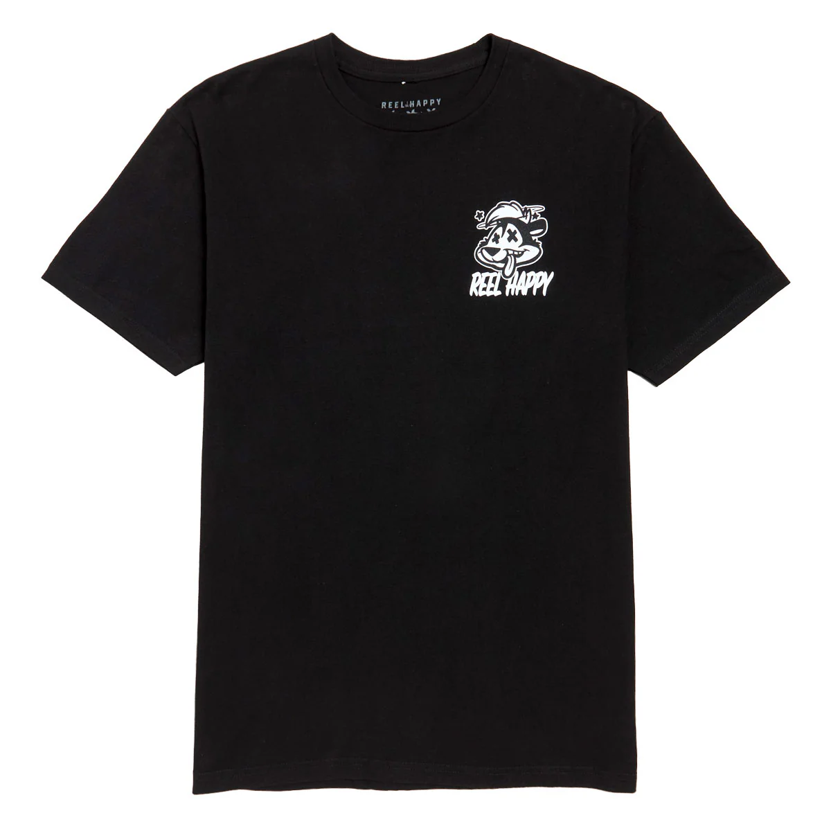 Reel Happy No Skunk T-Shirt - Black - Image 2