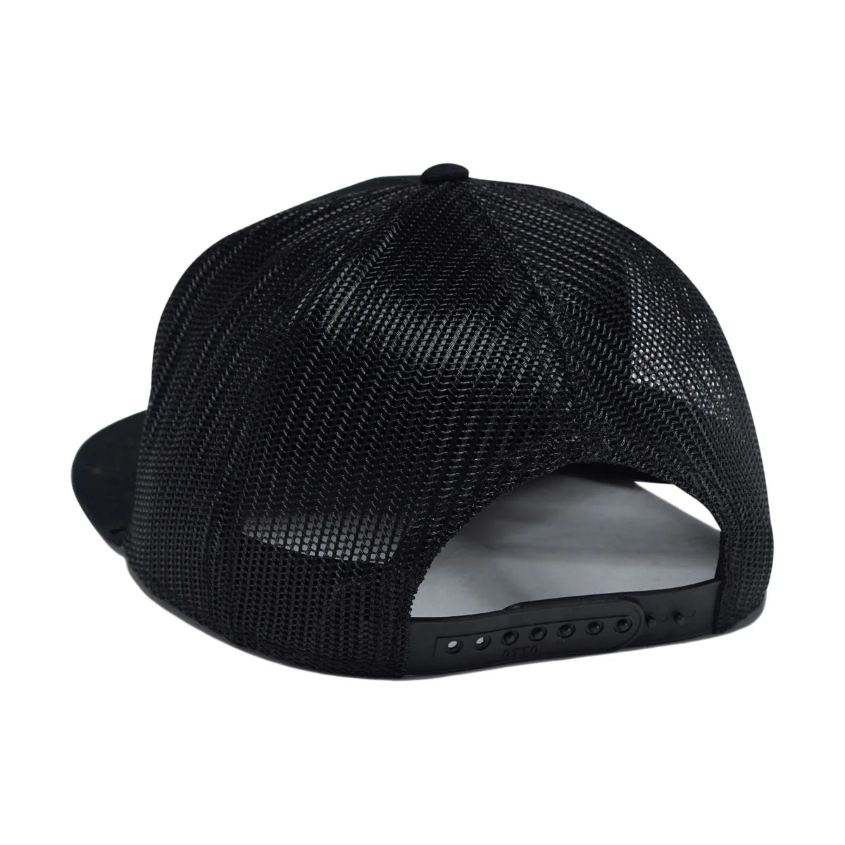 Reel Happy Trout Blender Trucker Hat - Black - Image 2