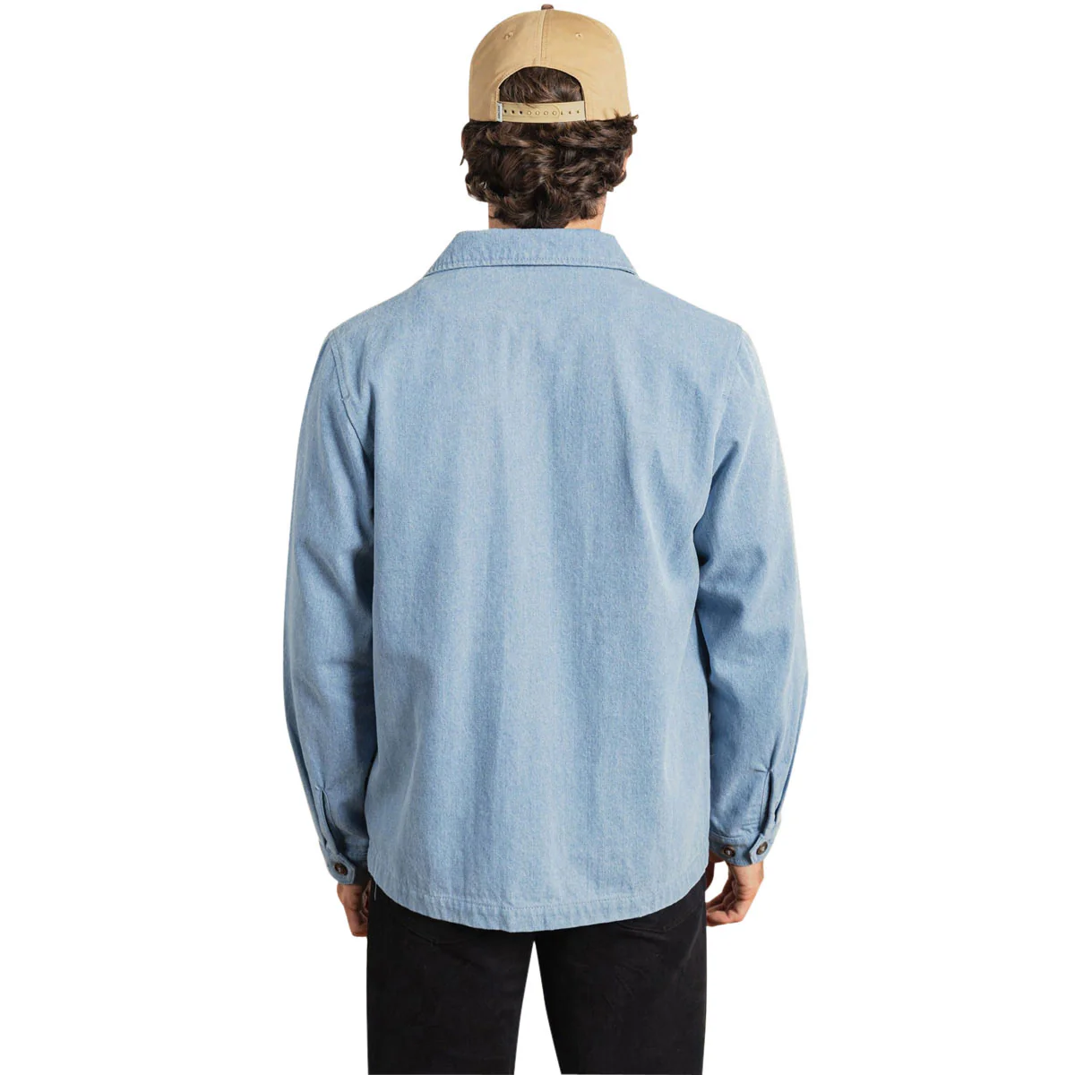Rhythm Arguam Long Sleeve Over Shirt - Stone Blue - Image 2