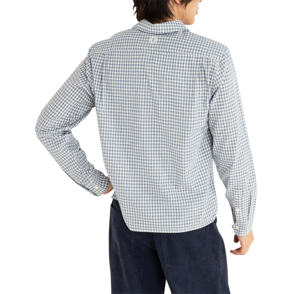 Rhythm Azul Check Long Sleeve Shirt - Blue - Image 2