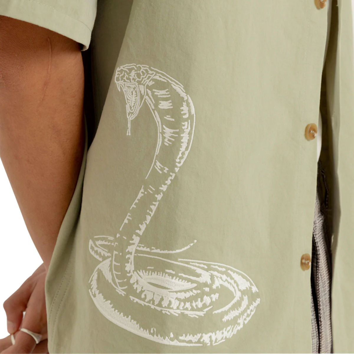 Rhythm Bowlo Shirt - Vintage Green - Image 3