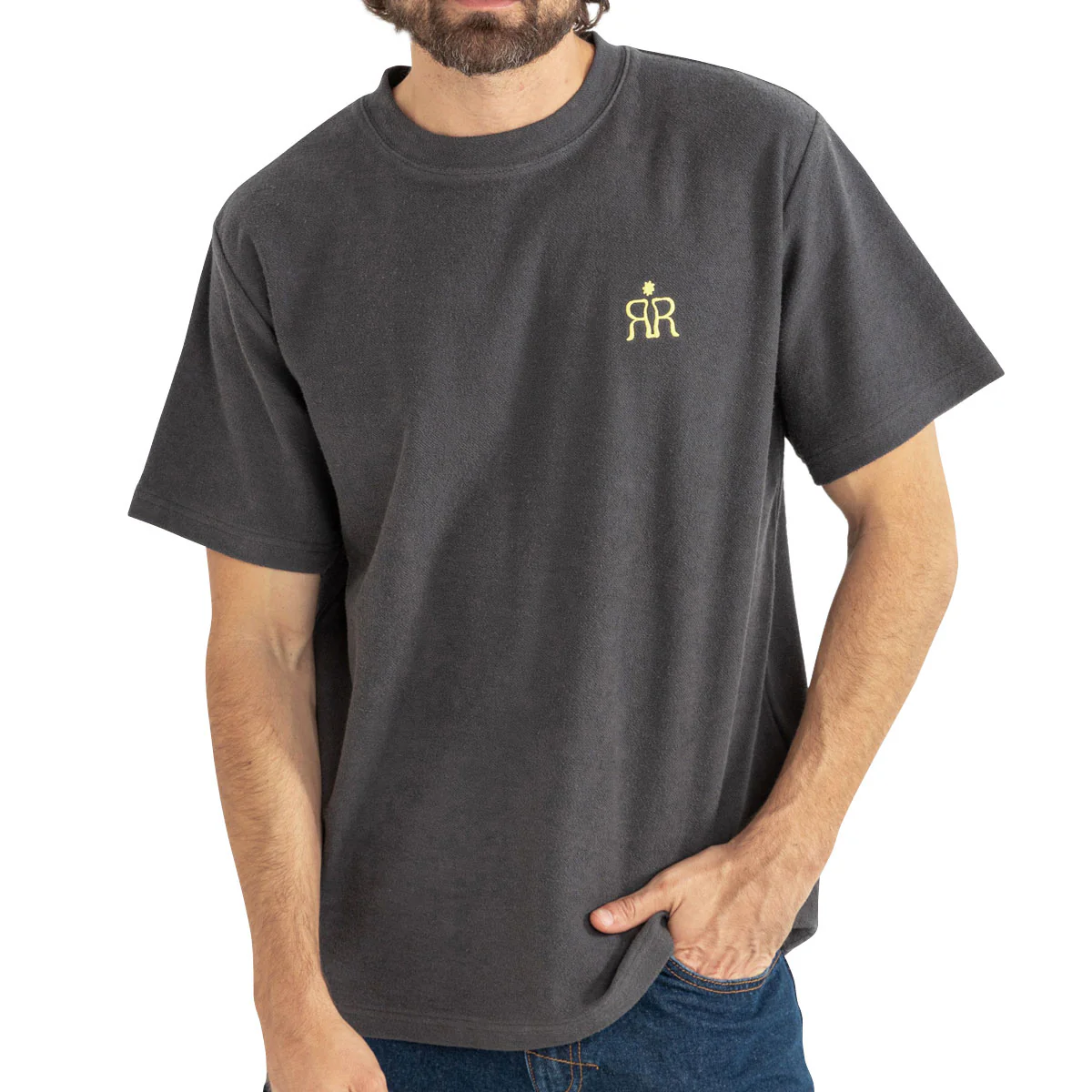 Rhythm Breakers Terry Vintage T-Shirt - Stone Blue - Image 2