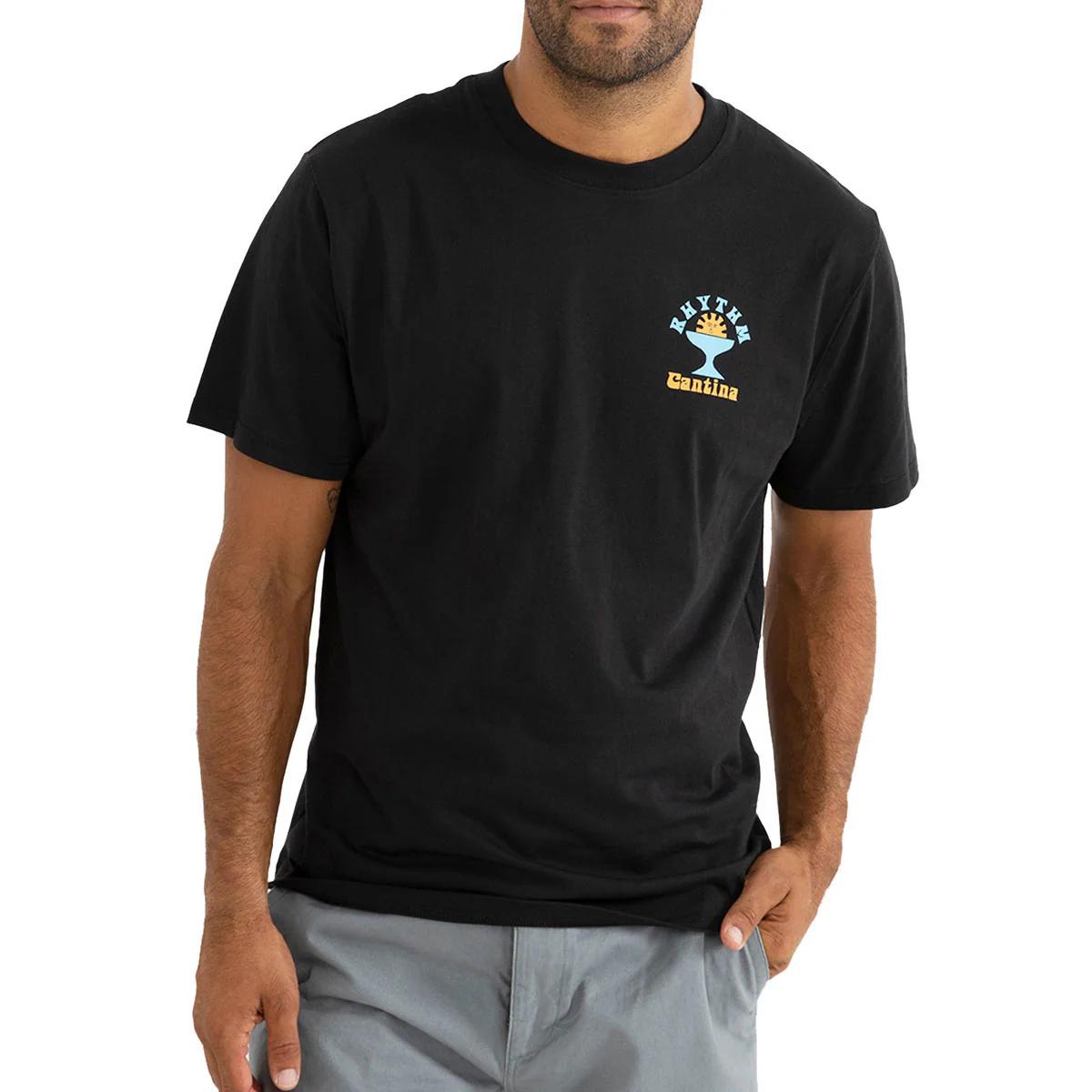 Rhythm Cantina T-Shirt - Vintage Black - Image 3