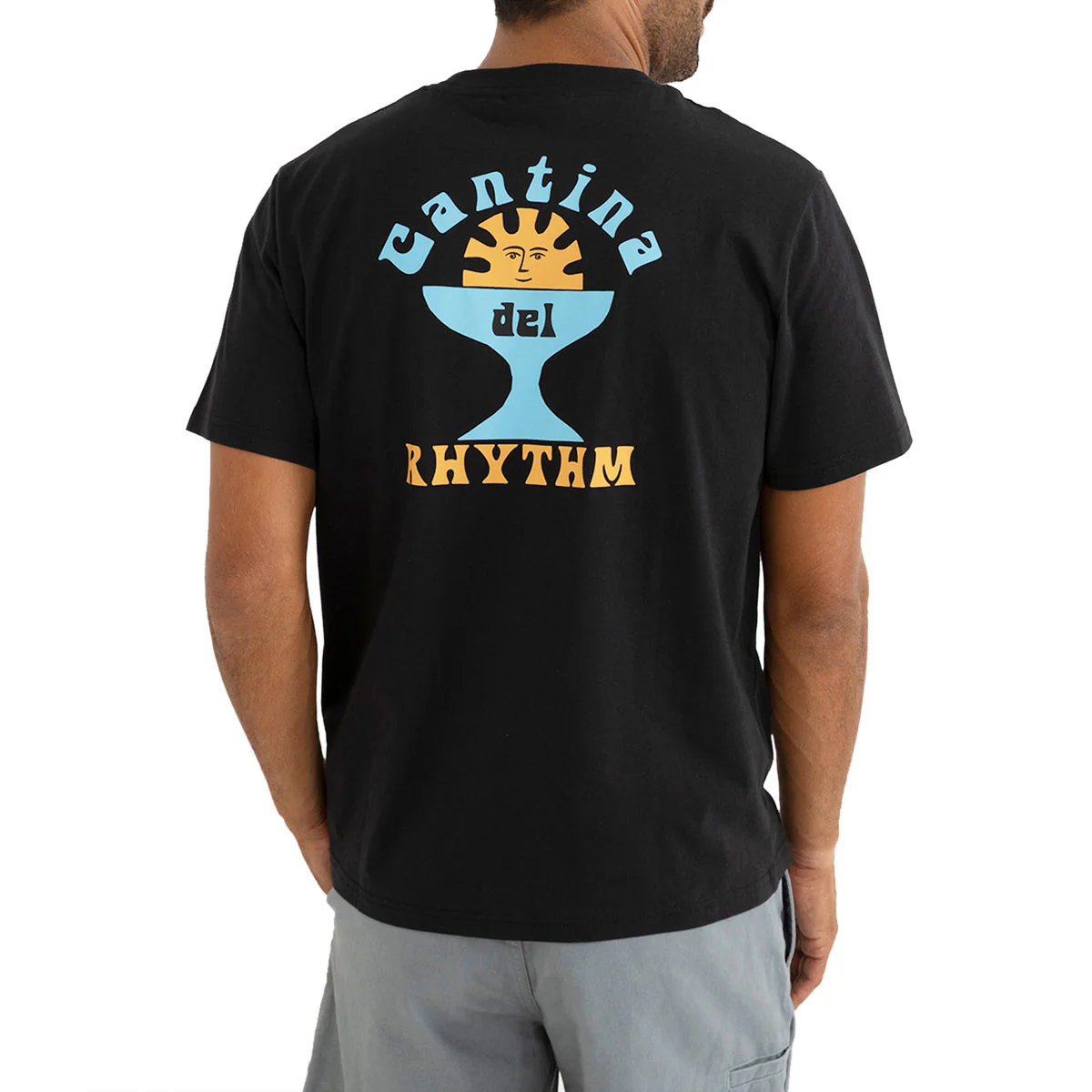 Rhythm Cantina T-Shirt - Vintage Black - Image 4