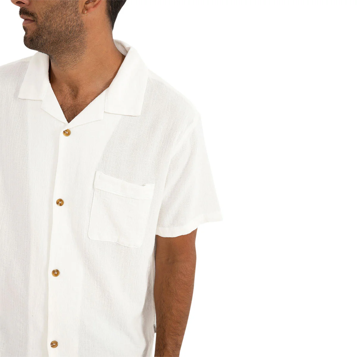 Rhythm Daytona Shirt - White - Image 3