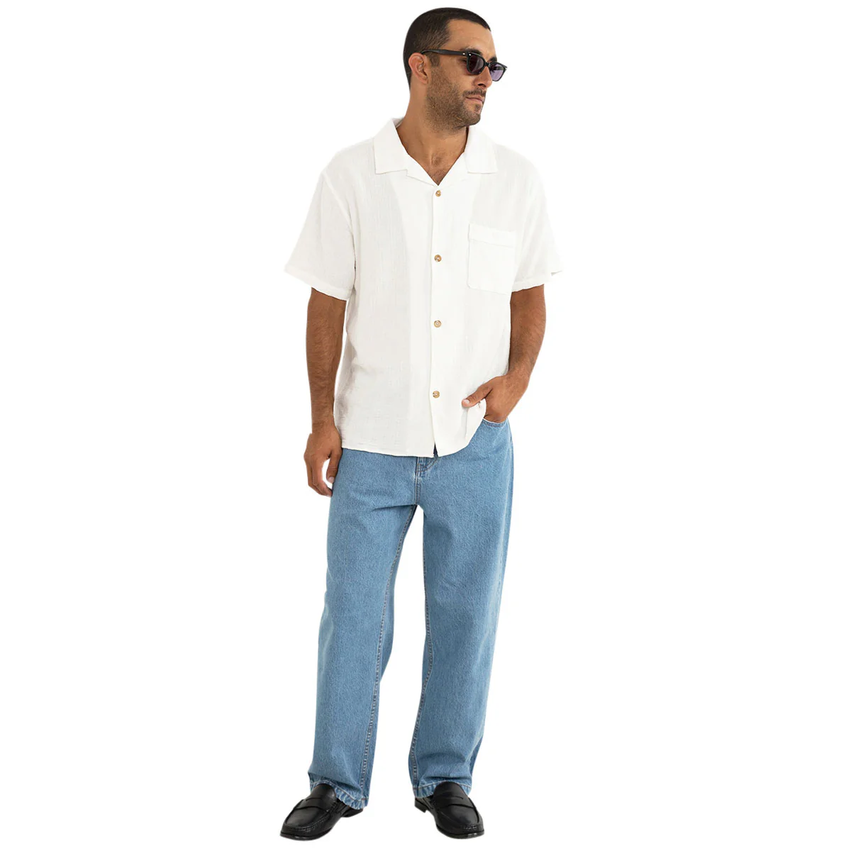 Rhythm Daytona Shirt - White - Image 5