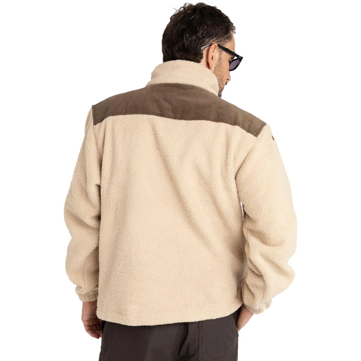 Rhythm Dune Half Zip Sweatshirt - Tobacco - Image 4
