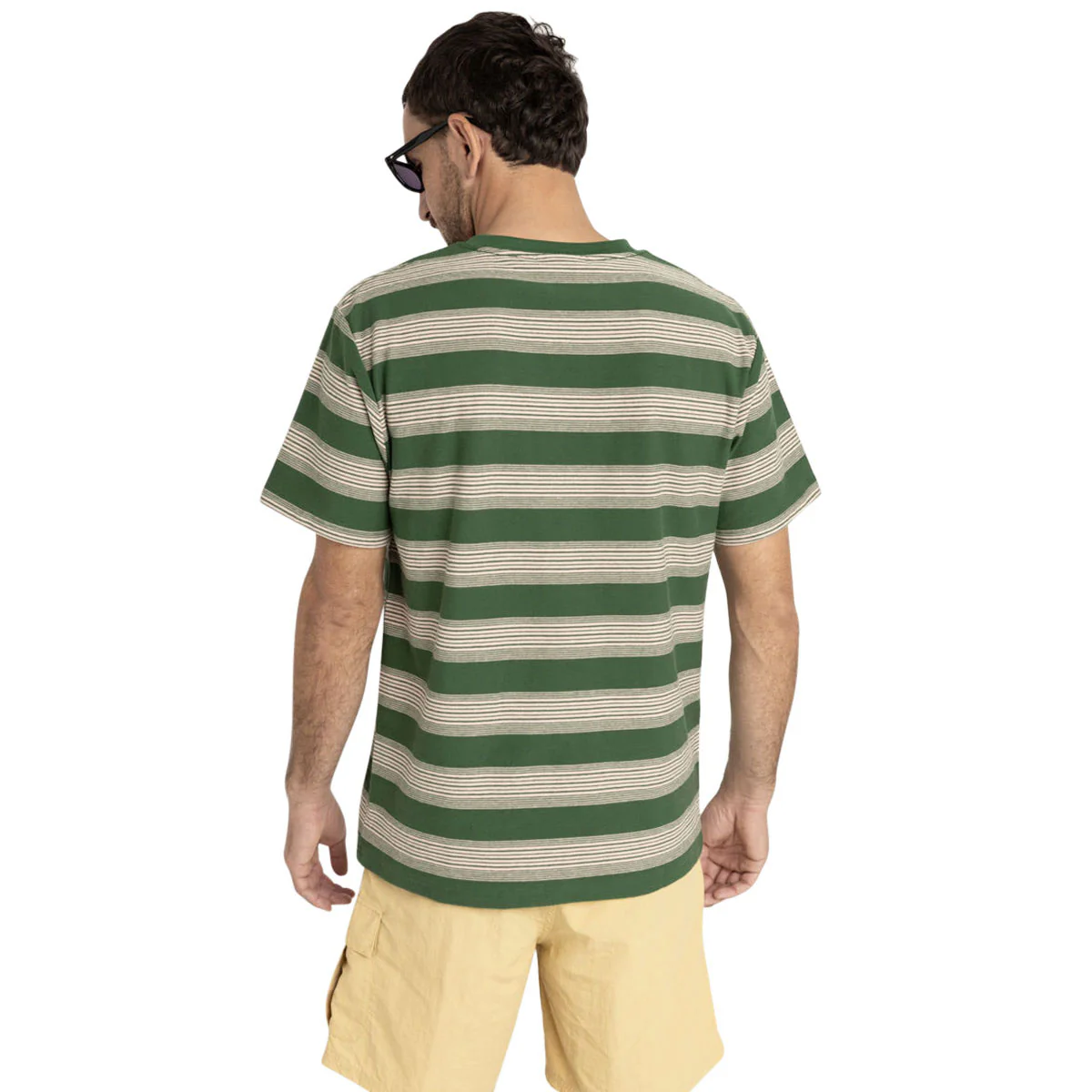 Rhythm Echo Stripe T-Shirt - Natural - Image 4