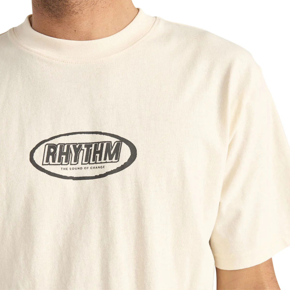 Rhythm Elliptic Printed Vintage T-Shirt - Ecru - Image 3