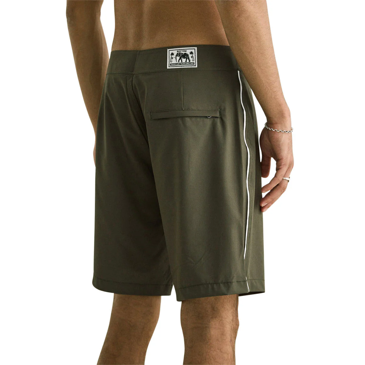 Rhythm Essential Boardshorts - Olive - Image 3