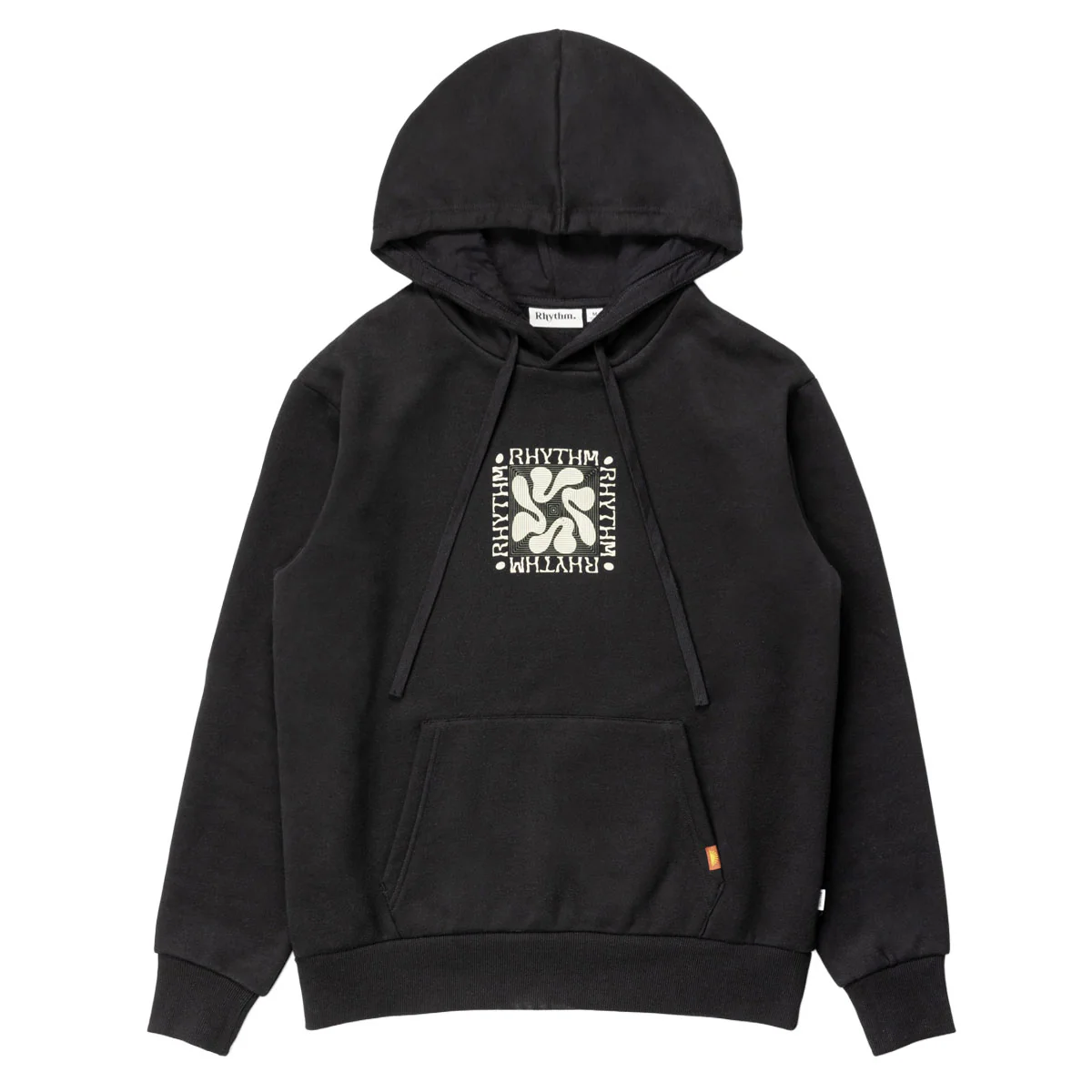 Rhythm Grange Fleece Hoodie - Black - Image 4