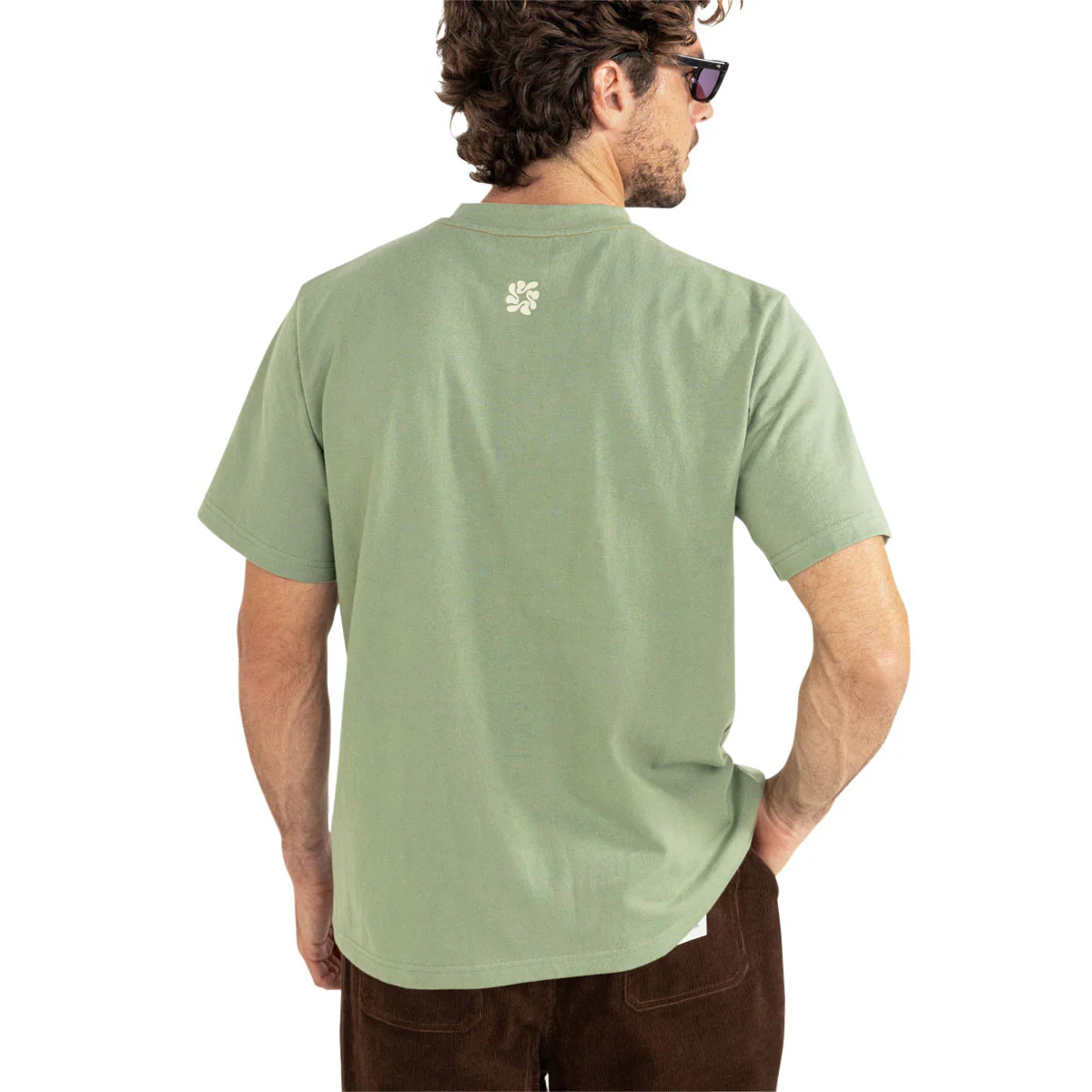 Rhythm Grange Vintage T-Shirt - Sage - Image 3