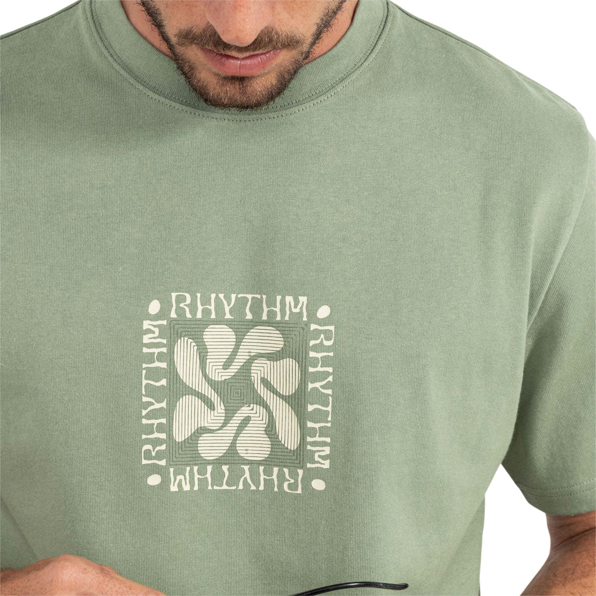 Rhythm Grange Vintage T-Shirt - Sage - Image 4