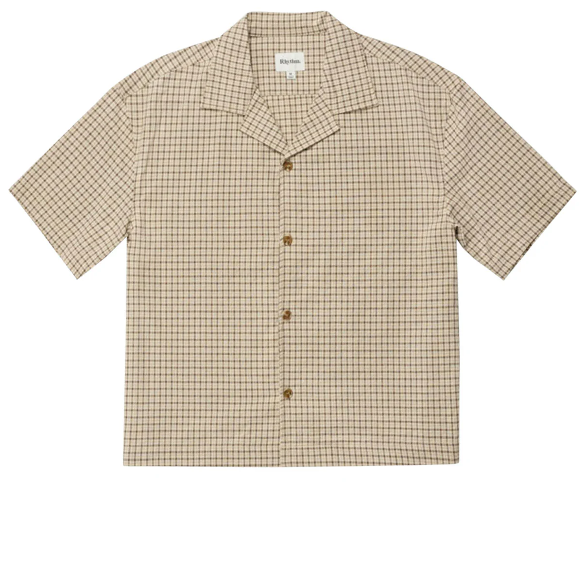 Rhythm Jeremy Check Shirt - Ochre - Image 5