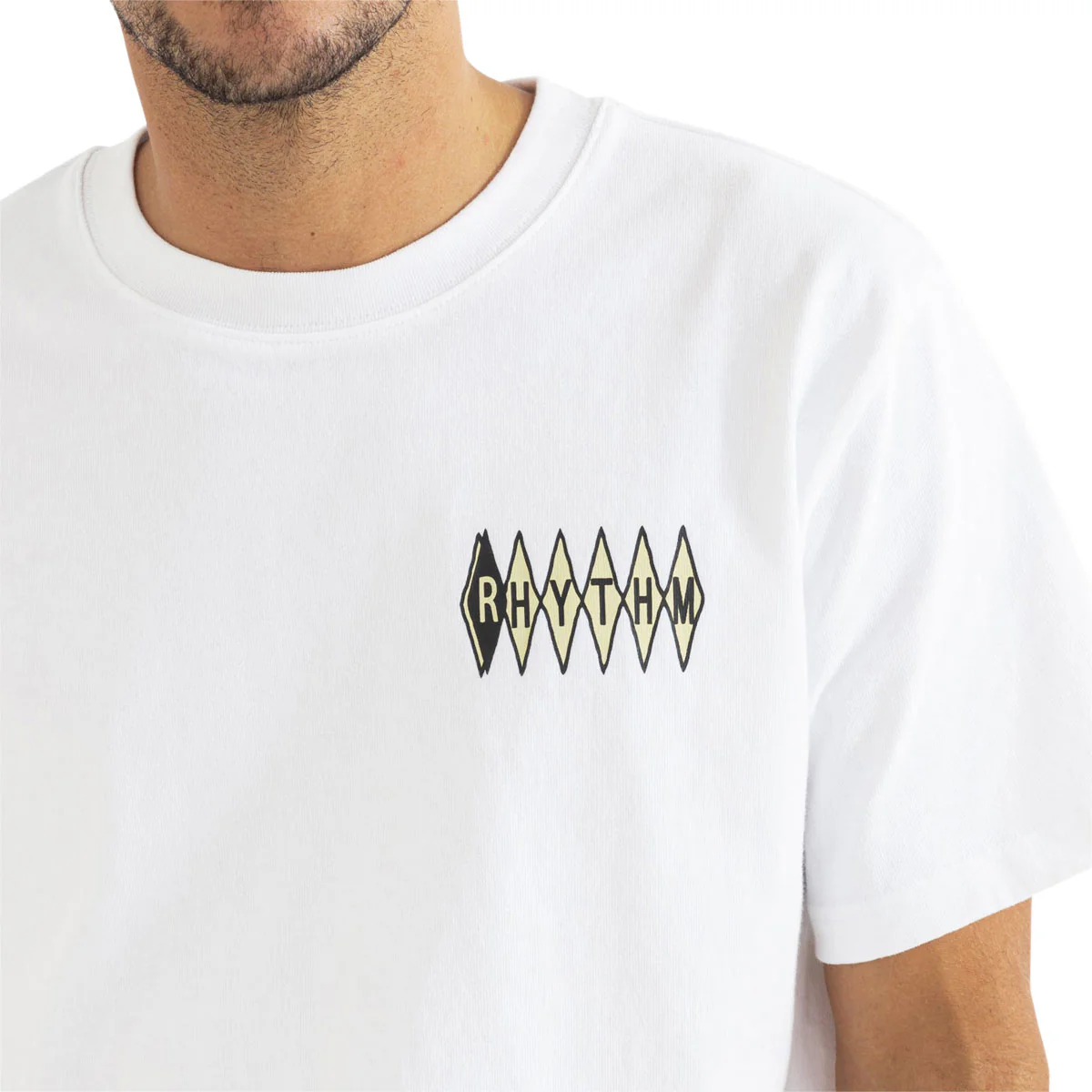 Rhythm Poolroom Vintage T-Shirt - White - Image 3
