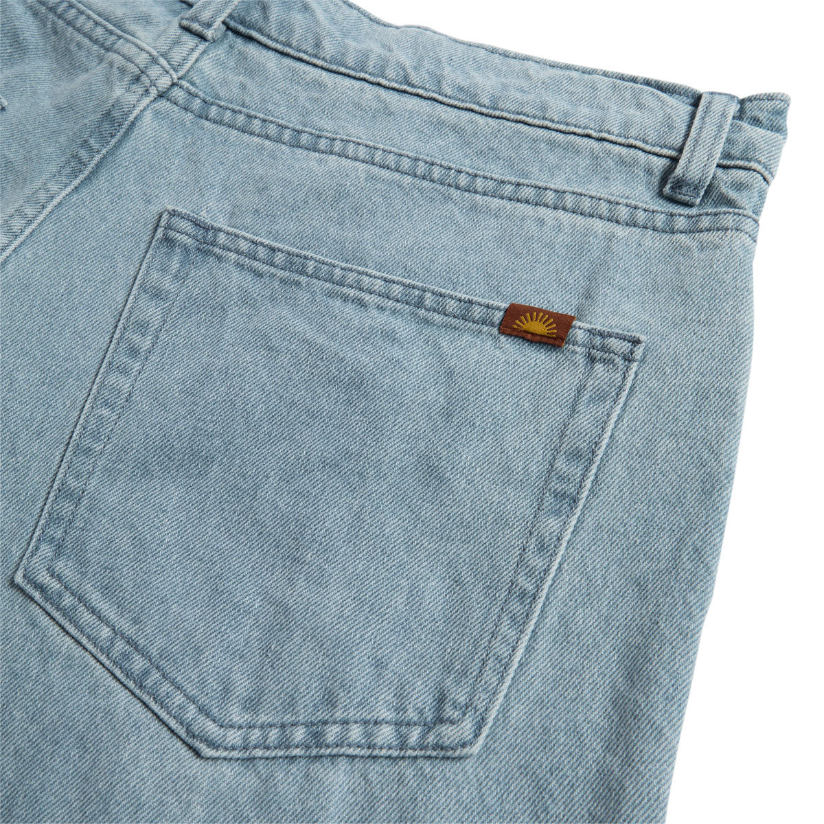 Rhythm Relaxed Denim Jeans - Blue Wash - Image 4