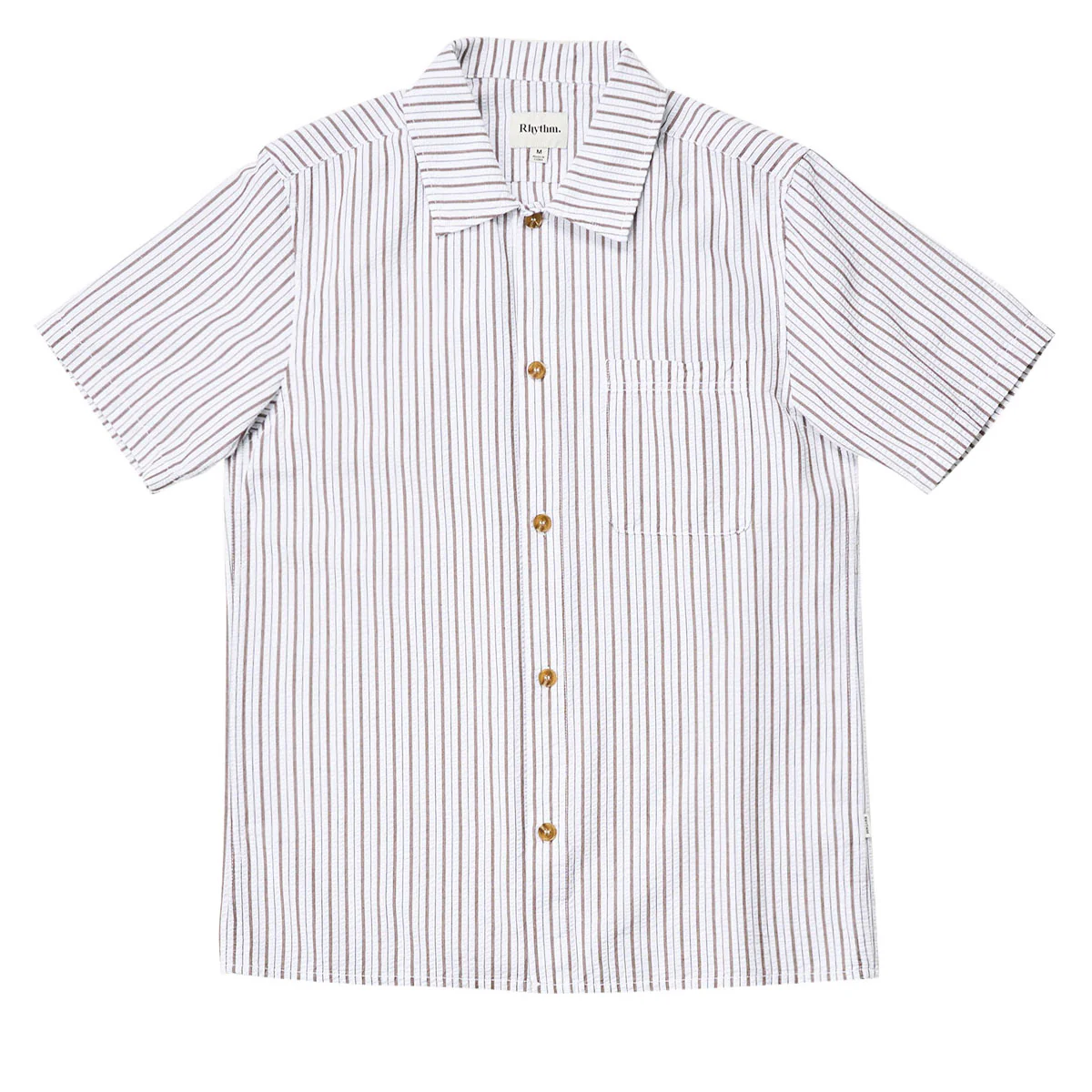 Rhythm Seersucker Stripe Shirt - Cedar - Image 4