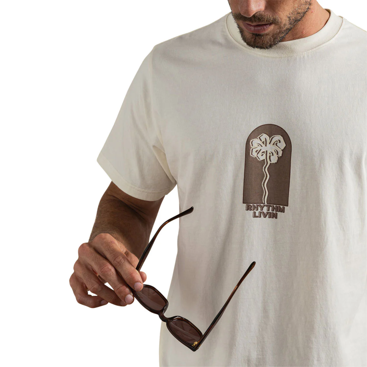 Rhythm Shaken Vintage T-Shirt - Natural - Image 2