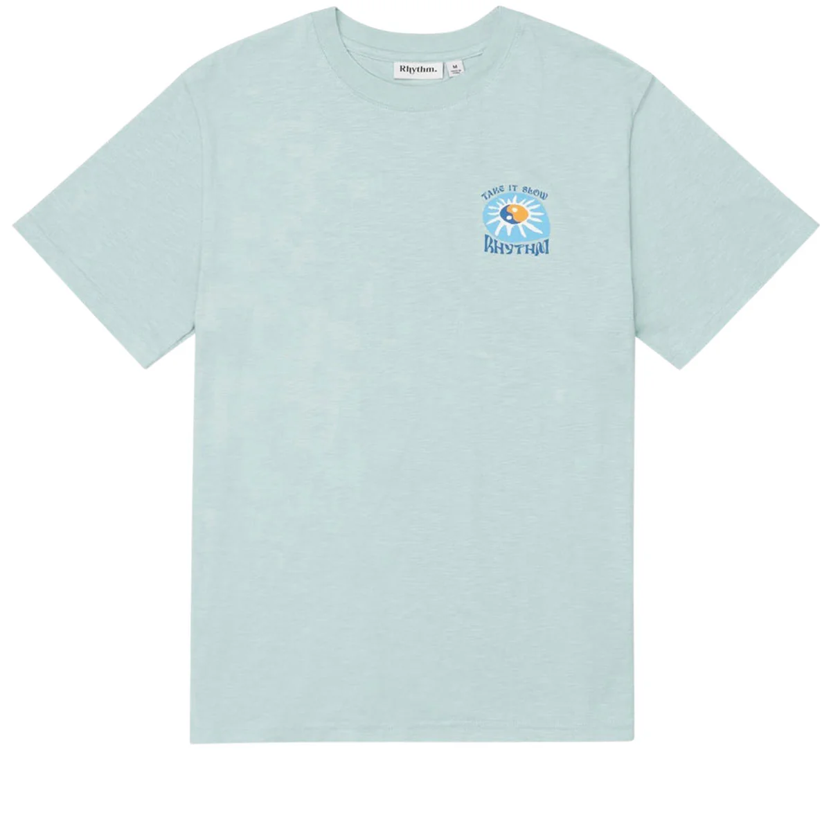 Rhythm Slow Down Slub T-Shirt - Mint - Image 2