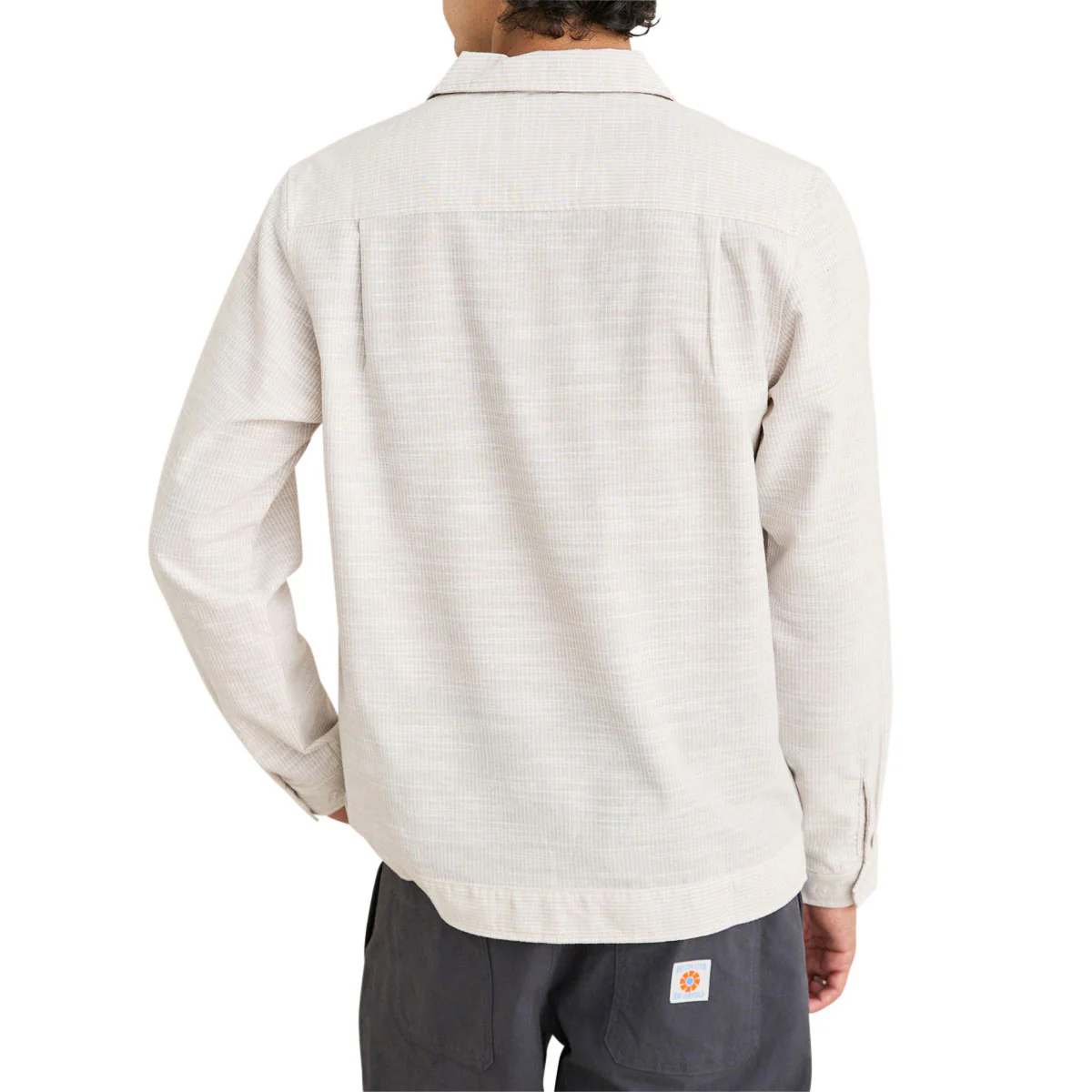 Rhythm Striped Linen Long Sleeve Shirt - Natural - Image 2