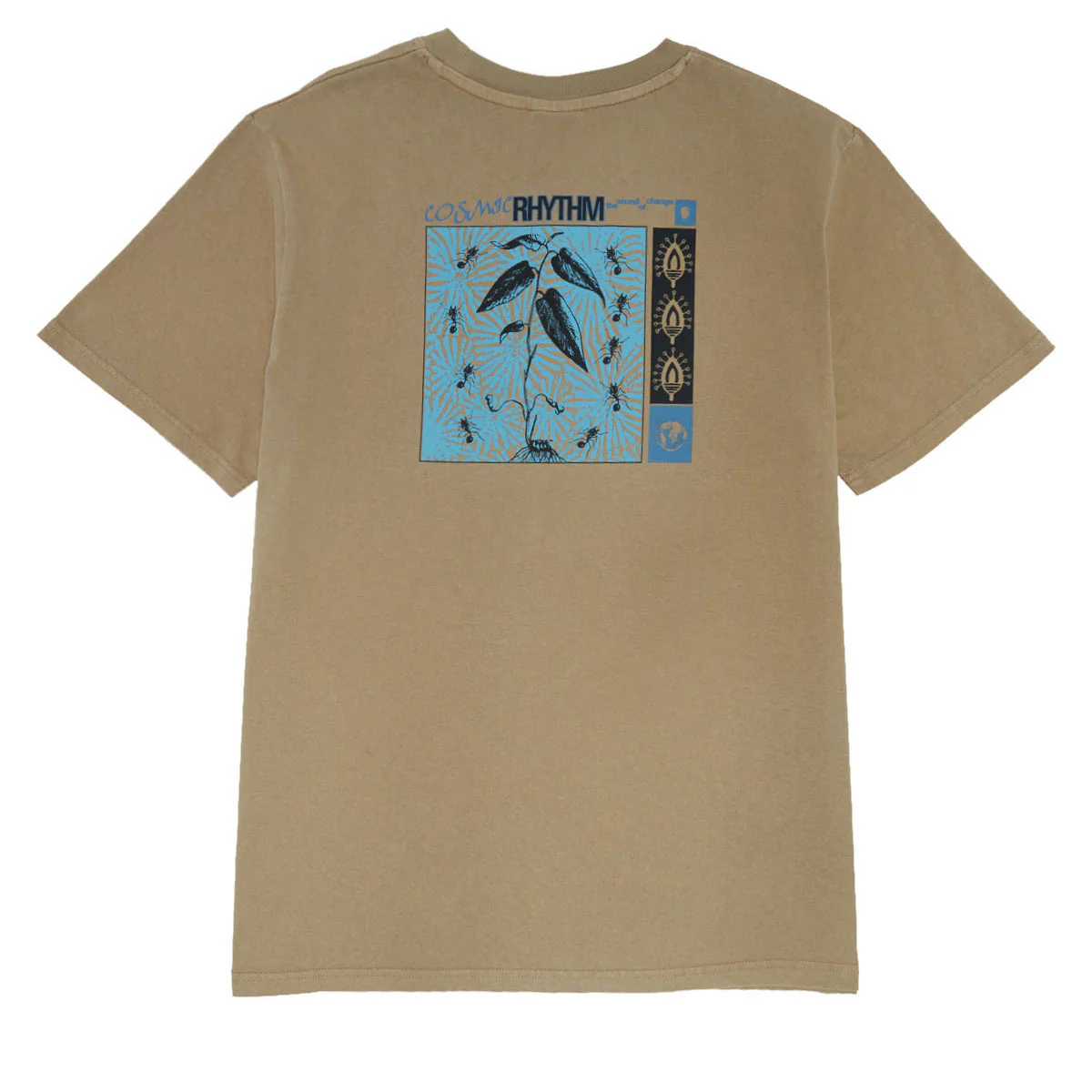 Rhythm Subterranean Vintage T-Shirt - Macadamia - Image 2