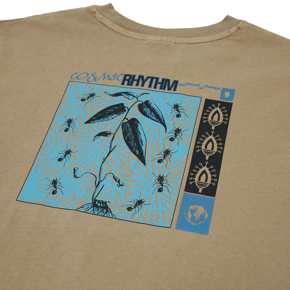 Rhythm Subterranean Vintage T-Shirt - Macadamia - Image 4