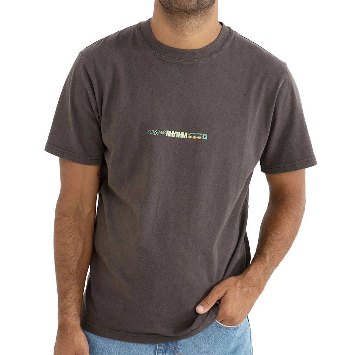 Rhythm Subterranean Vintage T-Shirt - Vintage Black - Image 3