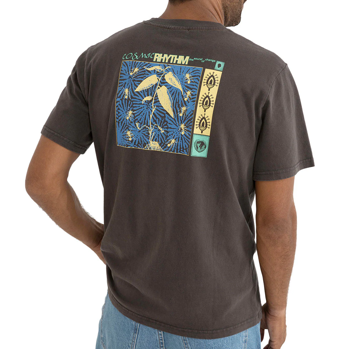 Rhythm Subterranean Vintage T-Shirt - Vintage Black - Image 5