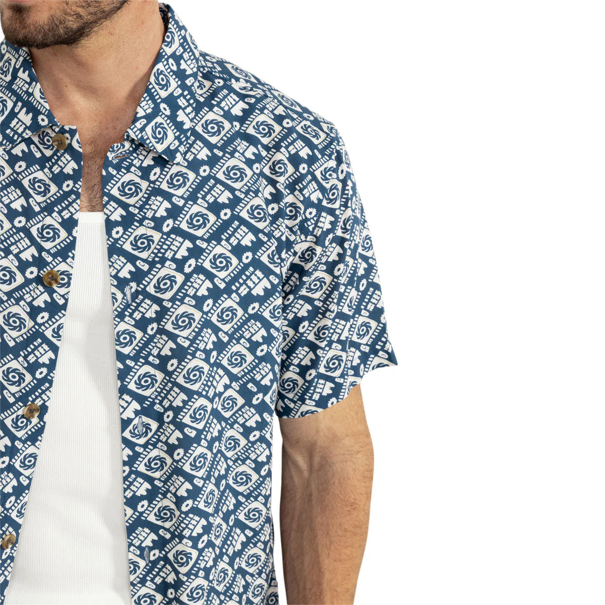 Rhythm Sunday Shirt - Navy - Image 2