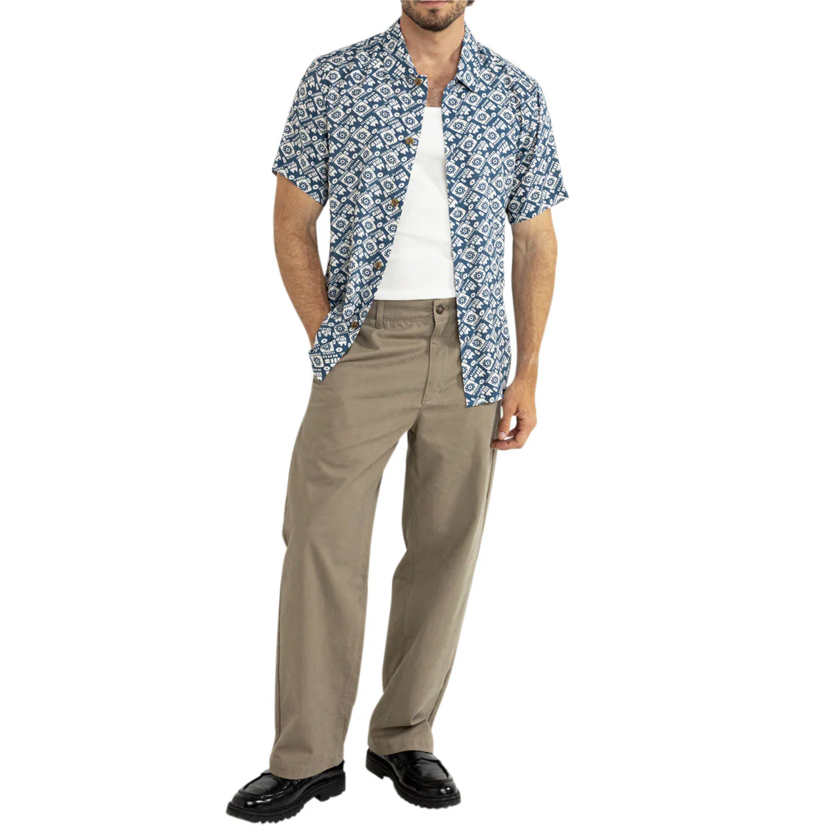 Rhythm Sunday Shirt - Navy - Image 4
