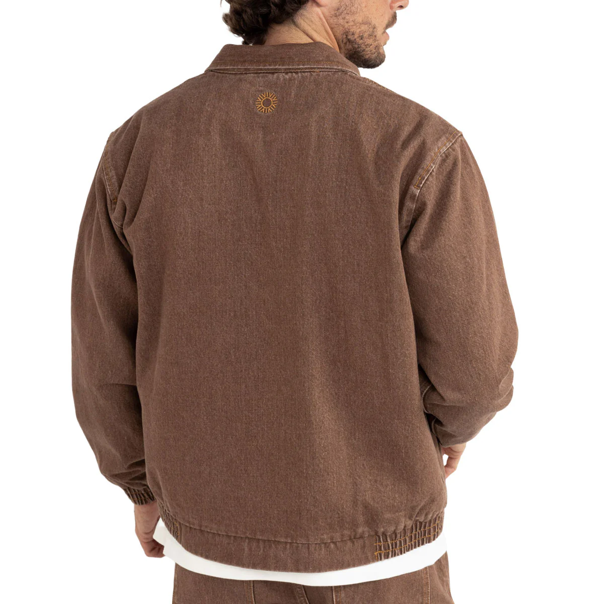 Rhythm Sundowner Denim Jacket - Tobacco - Image 2
