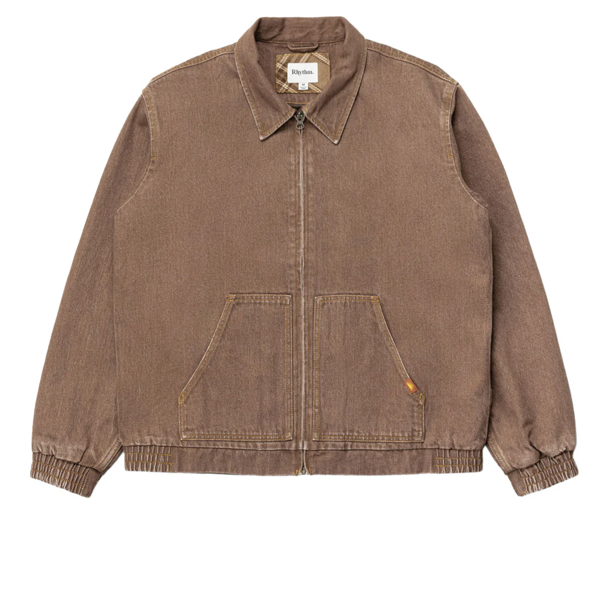 Rhythm Sundowner Denim Jacket - Tobacco - Image 4