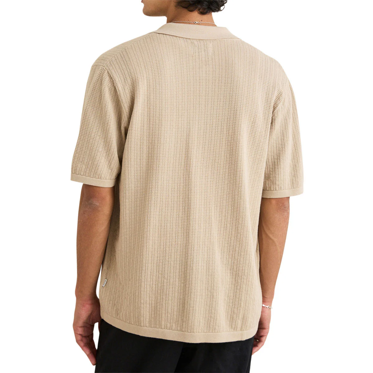 Rhythm Textured Knit Shirt - Stone - Image 2
