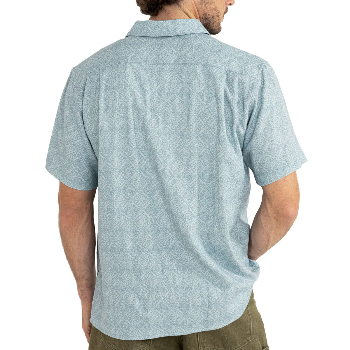 Rhythm Tile Shirt - Blue - Image 2