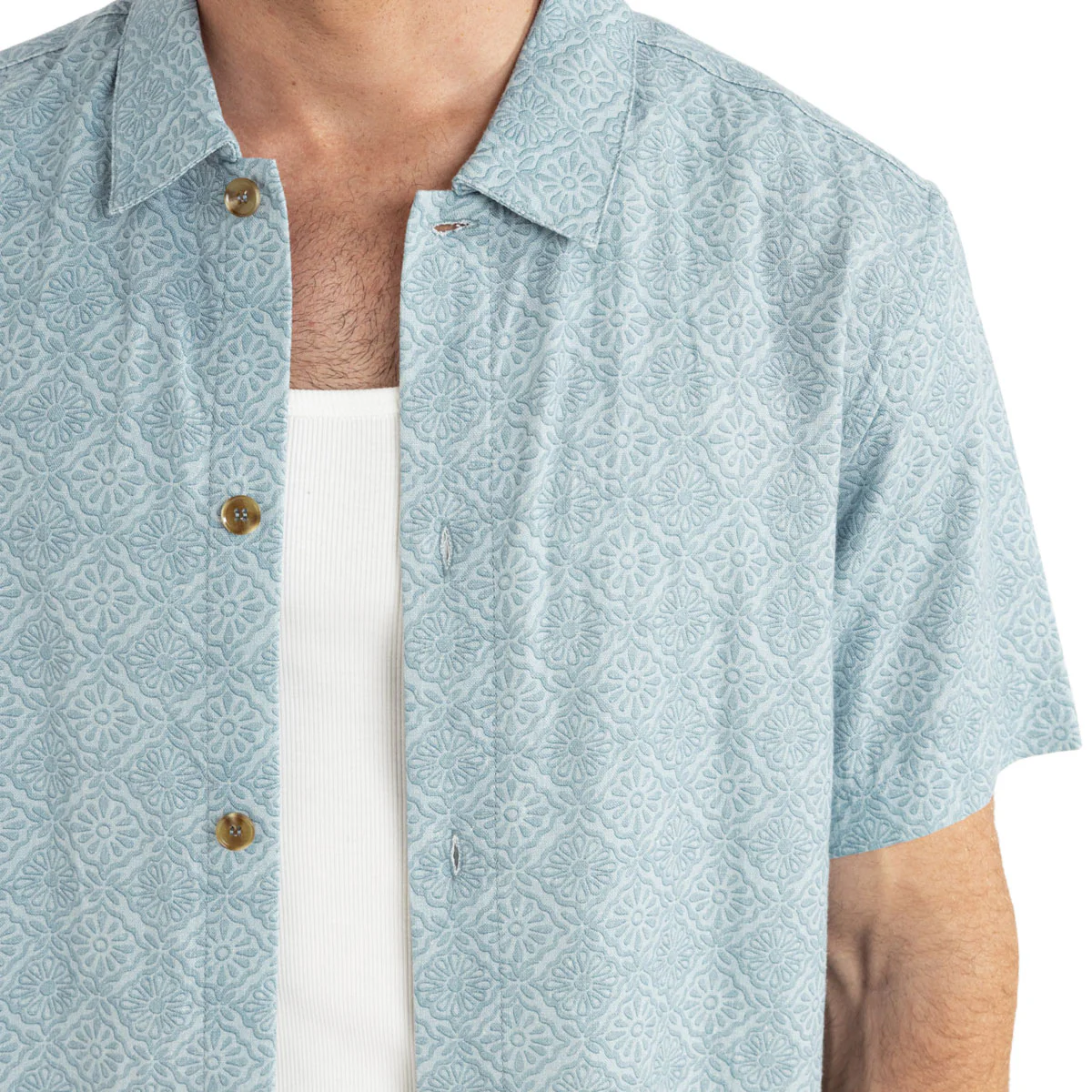 Rhythm Tile Shirt - Blue - Image 3