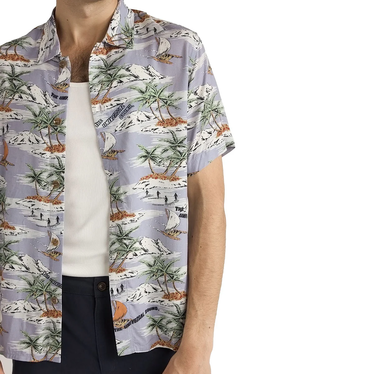 Rhythm Tropical Shirt - Mist - Image 3