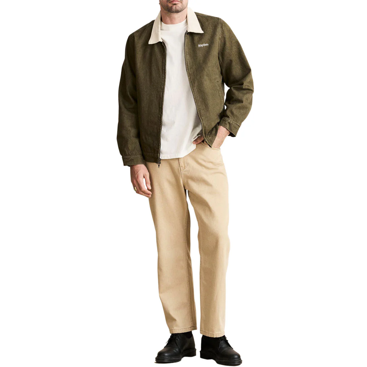 Rhythm Two Tone Jacket - Forest - Image 2