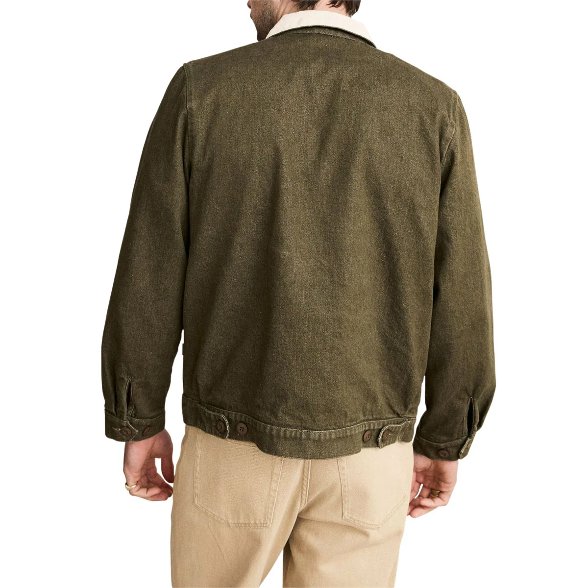 Rhythm Two Tone Jacket - Forest - Image 3