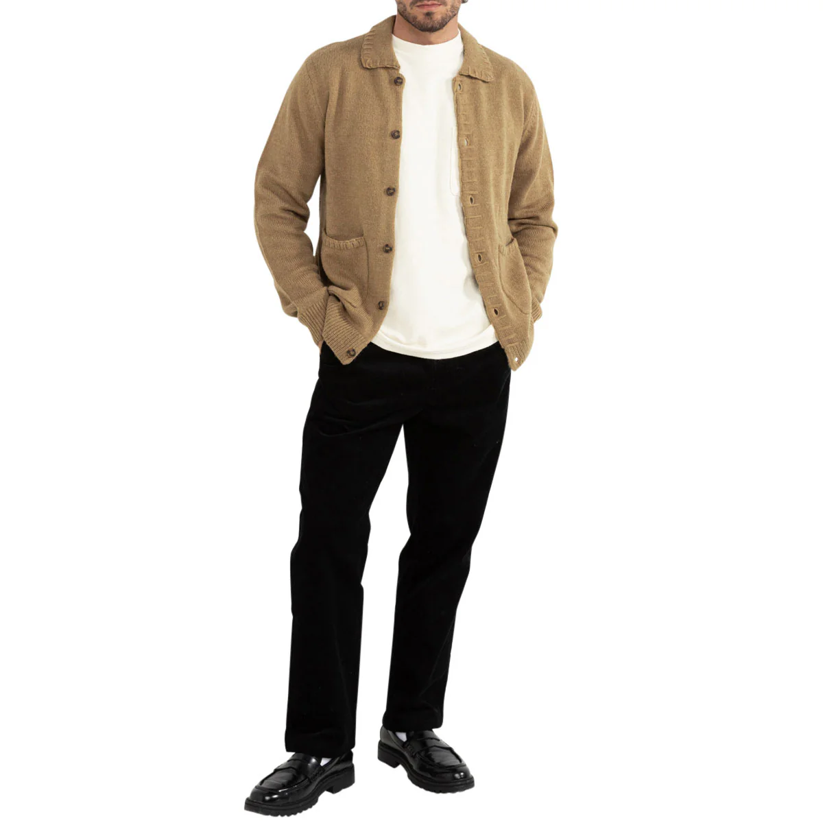 Rhythm Whip Stitch Long Sleeve Shirt - Tobacco - Image 4