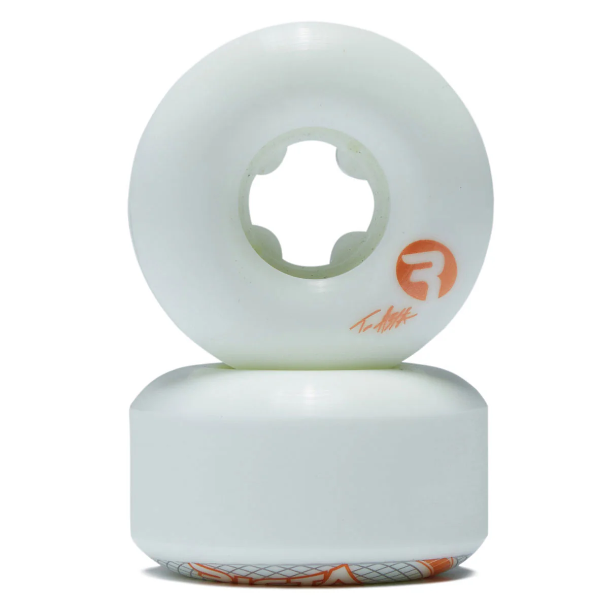 Ricta Asta Vortex Naturals Slim 101a Skateboard Wheels - White - 52mm - Image 2